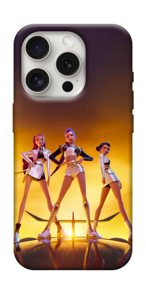 Чехол Golden Huntrix для iPhone 16 Pro