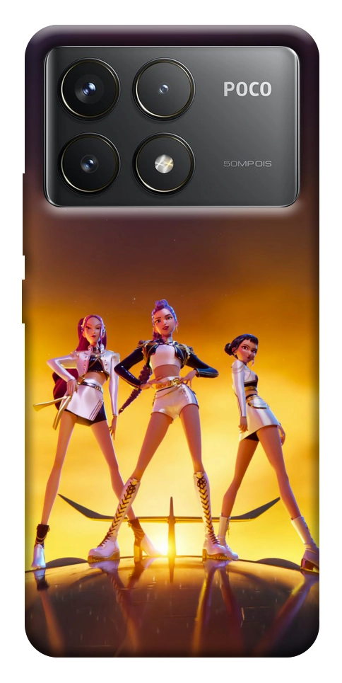 Чехол Golden Huntrix для Xiaomi Poco F6 Pro