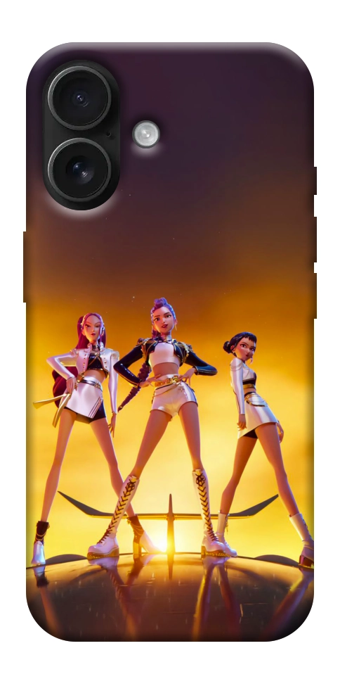 Чехол Golden Huntrix для iPhone 17