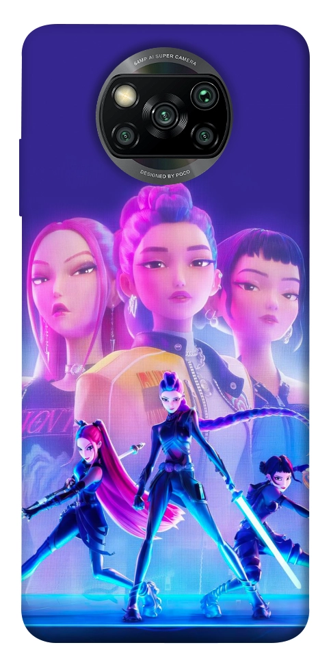 Чехол KPOP Demon Hunters для Xiaomi Poco X3 NFC
