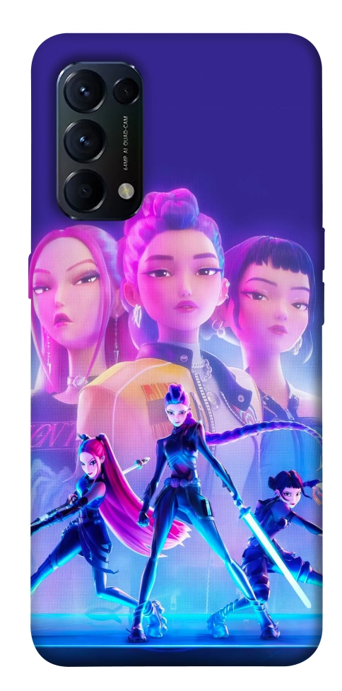 Чехол KPOP Demon Hunters для Oppo Reno 5 4G
