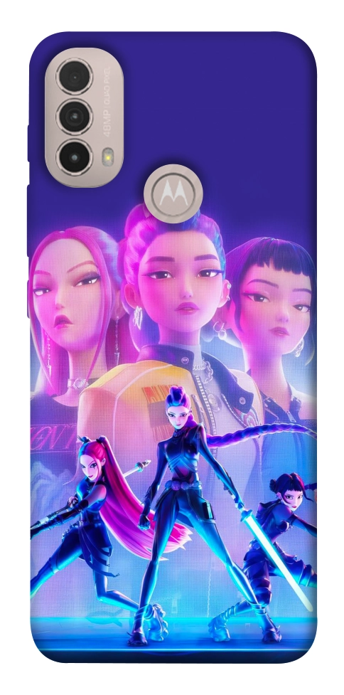 Чохол KPOP Demon Hunters для Motorola Moto E40