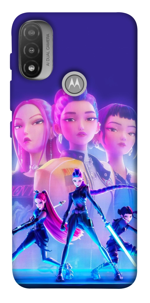 Чохол KPOP Demon Hunters для Motorola Moto E20