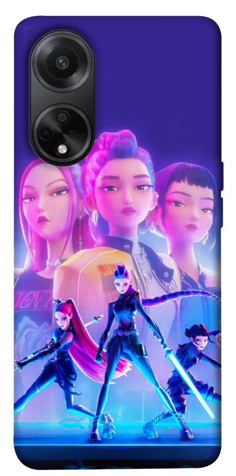 Чехол KPOP Demon Hunters для Oppo A58 4G