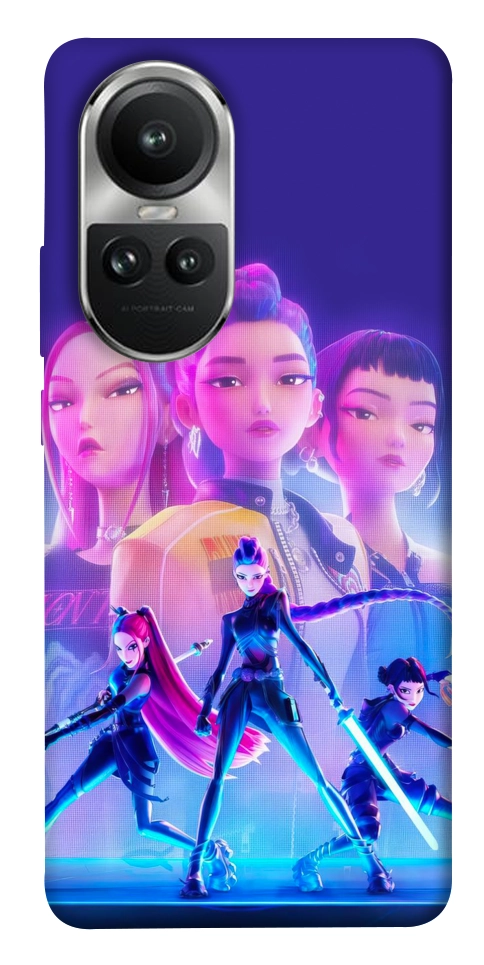 Чохол KPOP Demon Hunters для Oppo Reno 10
