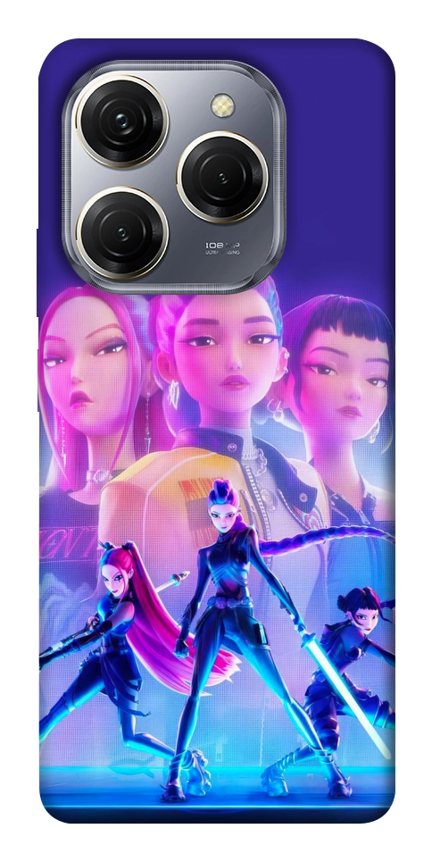 Чехол KPOP Demon Hunters для TECNO Spark 20 Pro