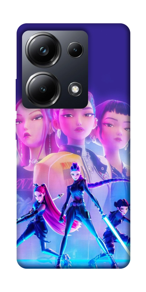 Чехол KPOP Demon Hunters для Xiaomi Poco M6 Pro 4G