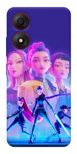 Чехол KPOP Demon Hunters для ZTE Blade A34 4G