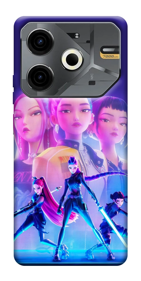 Чехол KPOP Demon Hunters для TECNO Pova 6 Neo (LI6)