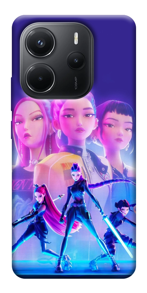 Чехол KPOP Demon Hunters для Xiaomi Redmi Note 14 4G (Europe version)