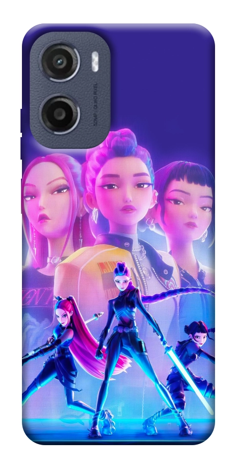Чехол KPOP Demon Hunters для Motorola Moto E15