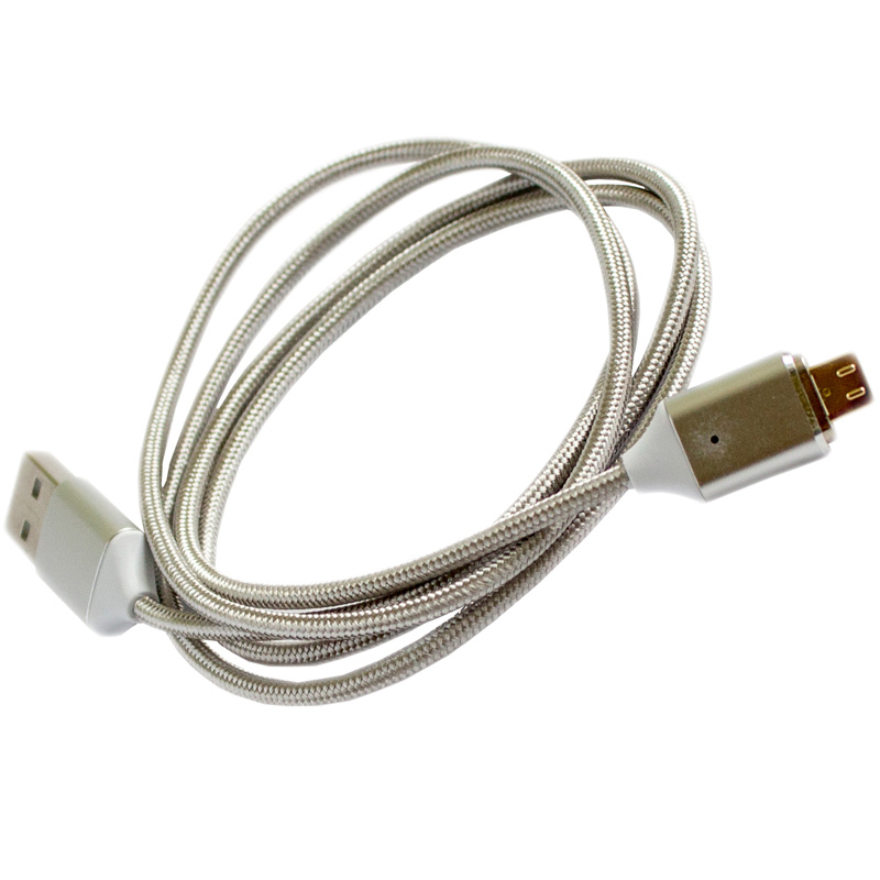 

Дата кабель Magnetically G4 USB to MicroUSB (1m) (Серебряный) 594786