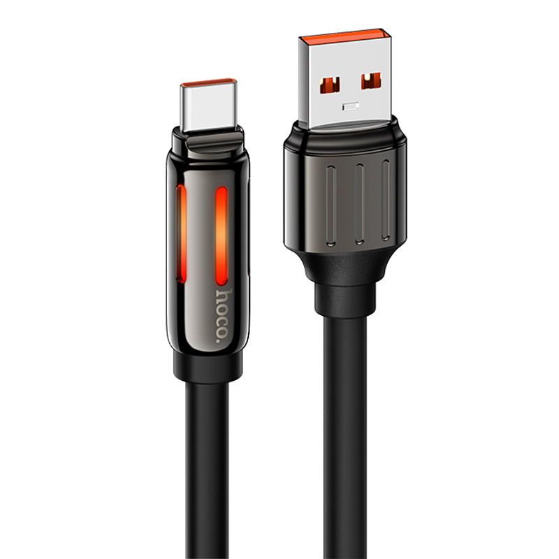 Дата кабель Hoco U136 Prize USB to Type-C 5A (1.2m) (Black)