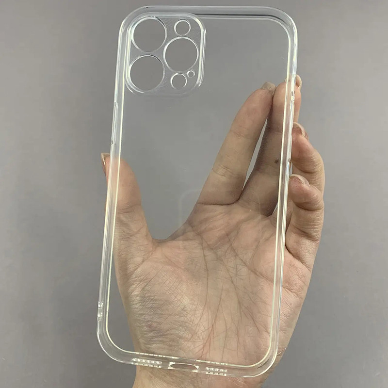 Фото TPU чехол Epic Transparent 1,5mm Full Camera для Apple iPhone 12 Pro Max (6.7") (Бесцветный (прозрачный)) на vchehle.ua