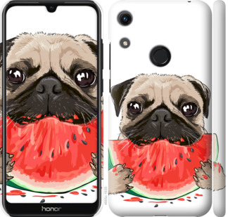Чехол Мопс и арбуз для Huawei Y6s