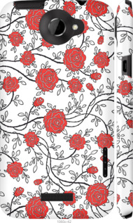 

Чехол Красные розы на белом фоне для HTC One X 1388538