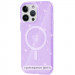 Чохол TPU Galaxy Sparkle (MagFit) на Apple iPhone 16 (6.1") (Purple+Glitter)