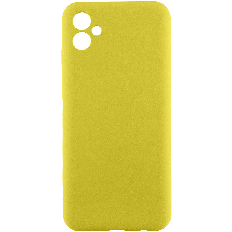 Чохол Silicone Cover Lakshmi Full Camera (AA) на Samsung Galaxy A06 (Жовтий / Flash)