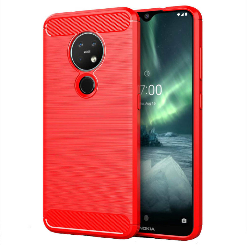 

TPU чехол iPaky Slim Series для Nokia 6.2 (Красный) 858415