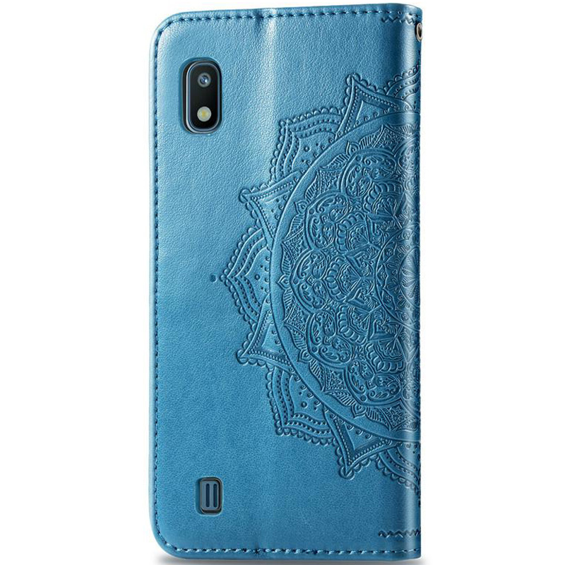 Фото Кожаный чехол (книжка) Art Case с визитницей для Samsung Galaxy A10 (A105F) (Синий) на vchehle.ua