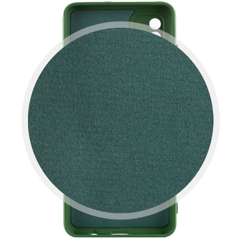 Фото Чехол Silicone Cover Lakshmi Full Camera (A) для Samsung Galaxy A71 (Зеленый / Dark green) в магазине vchehle.ua