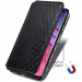 Купити Шкіряний чохол-книжка GETMAN Cubic (PU) на Xiaomi Redmi Note 9s / Note 9 Pro / Note 9 Pro Max (Чорний) на vchehle.ua