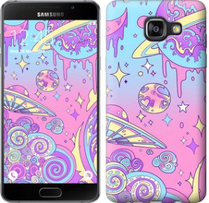 Чехол Розовая галактика для Samsung Galaxy A5 (2016) A510F
