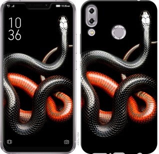 

Чохол Червоно-чорна змія на чорному тлі на Asus Zenfone 5 ZE620KL 677513