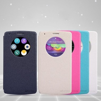 Кожаный чехол (книжка) Nillkin Sparkle Series для LG D855/D850/D856 Dual G3
