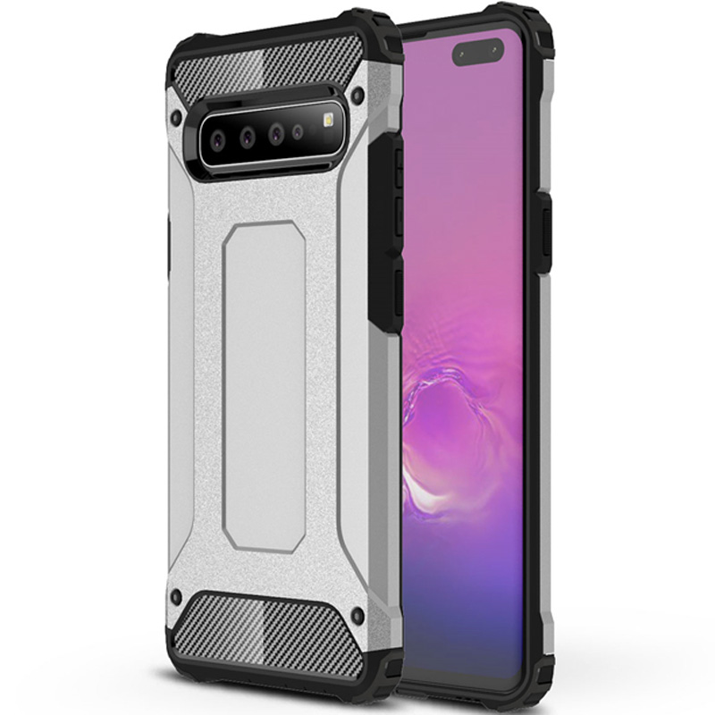

Броньований протиударний TPU+PC чохол Immortal на Samsung Galaxy S10+ (Метал / Gun Metal) 684833