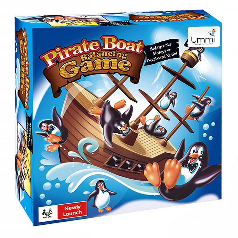 Фото Настільна інтерактивна ігра Ummi 707-61 Pirate Boat Balancing Game (Brown) на vchehle.ua