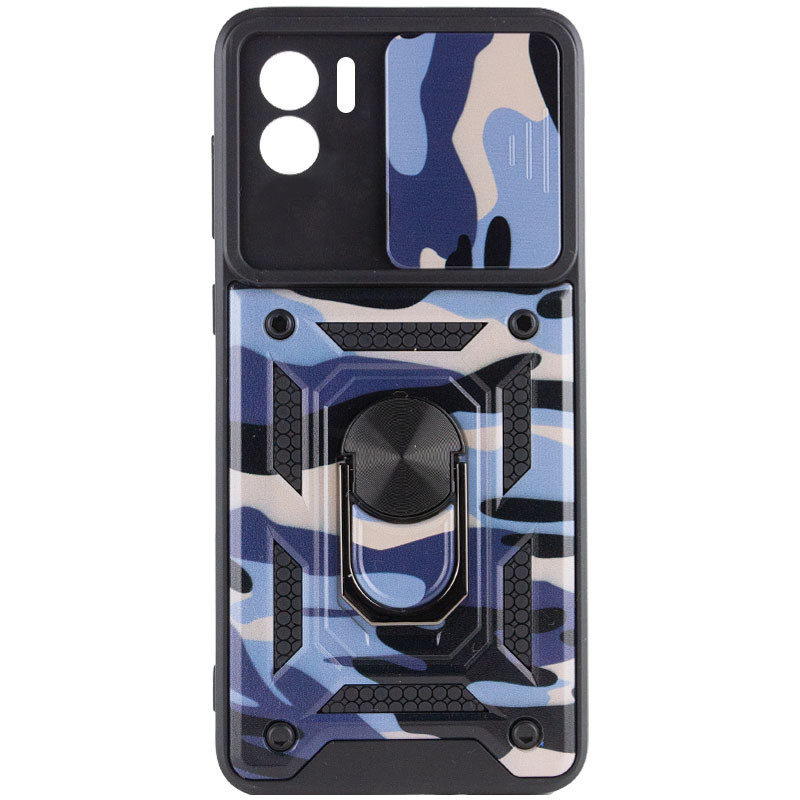 Фото Ударопрочный чехол Camshield Serge Ring Camo для Xiaomi Redmi A1 / A2 (Фиолетовый / Army Purple) на vchehle.ua