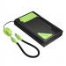 Фото Портативний ЗП Power Bank Hoco DB83 22.5W+PD20W з БЗП+Watch 10000 mAh (Black / Green) в маназині vchehle.ua