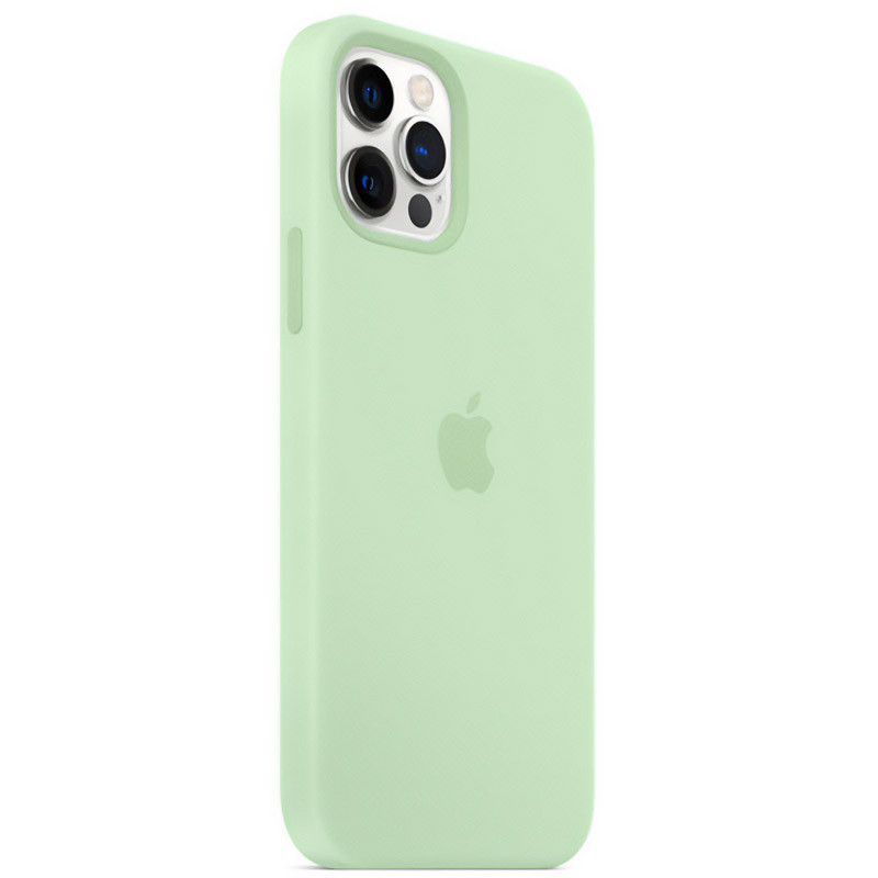 Фото Чехол Silicone Case Full Protective (AA) для Apple iPhone 14 Pro Max (6.7") (Зеленый / Pistachio) на vchehle.ua