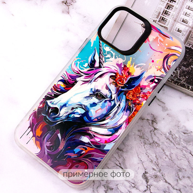 Фото TPU+PC чохол TakiTaki Magic glow на Xiaomi Poco X5 Pro 5G / Redmi Note 12 Pro 5G (Unicorn / Pink / Purple) на vchehle.ua