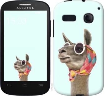 

Чохол Модна лама на Alcatel One Touch Pop C3 4033D 753520