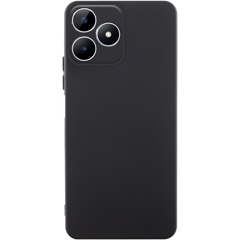 Чохол Silicone Cover Lakshmi Full Camera (AA) на Realme Note 50 5G (Чорний / Black)