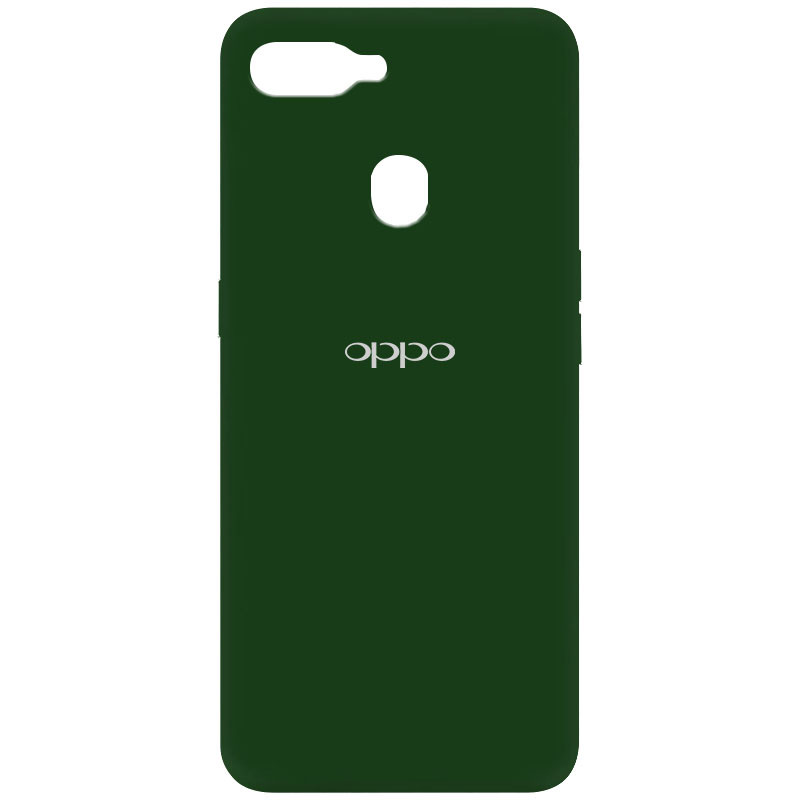 

Чохол Silicone Cover My Color Full Protective (A) для Oppo A5s (Зелений / Dark green) 910761