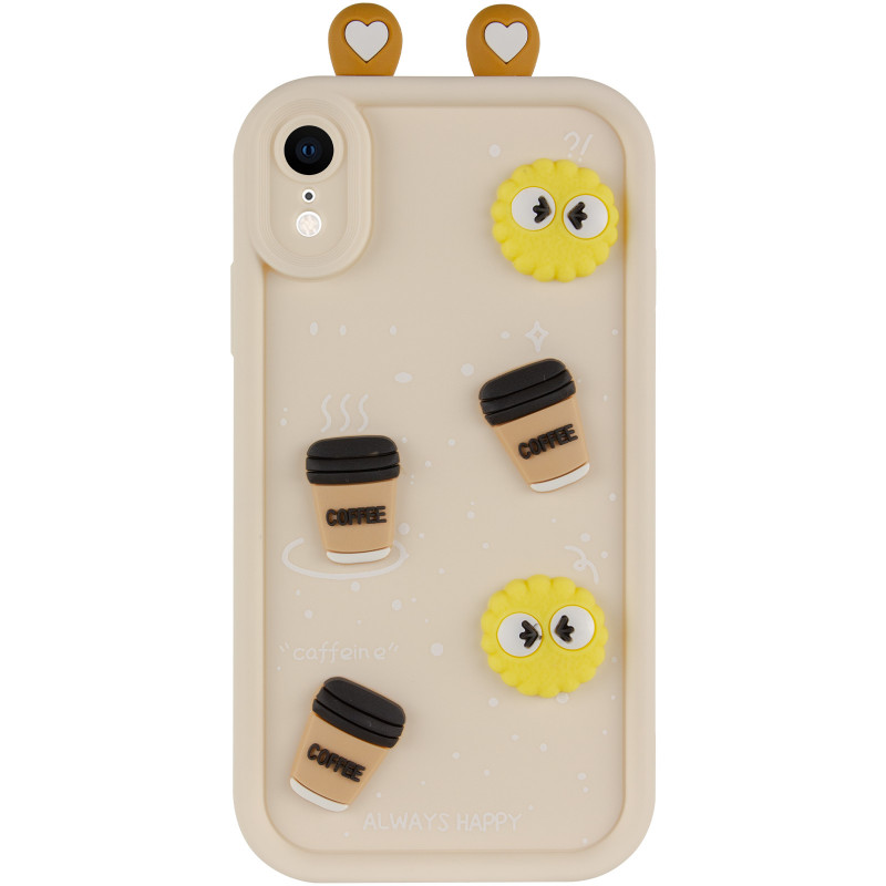 Фото Чохол TPU Toys Case with Ears на Apple iPhone XR (6.1") (Sand) на vchehle.ua