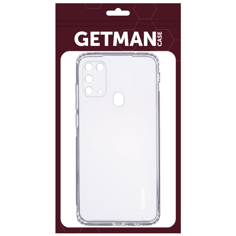 Фото Уцінка TPU чохол GETMAN Clear 1,0 mm на Samsung Galaxy M31 (Подряпина / Прозорий) на vchehle.ua