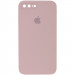 Чехол Silicone Case Square Full Camera Protective (AA) для Apple iPhone 7 plus / 8 plus (5.5") (Розовый / Pink Sand)