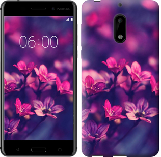 

Чехол Пурпурные цветы для Nokia 6 176787