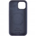 Фото Чохол Silicone Case Full Protective (AA) with Magnetic Safe на Apple iPhone 12 Pro Max (6.7") (Темно-синий / Midnight blue) в маназині vchehle.ua