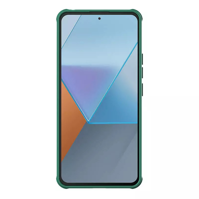 Карбоновая накладка Nillkin CamShield Pro для Xiaomi Redmi Note 13 Pro 5G (Deep Green) в магазине vchehle.ua