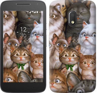 

Чехол коты для Motorola Moto G4 Play 476635