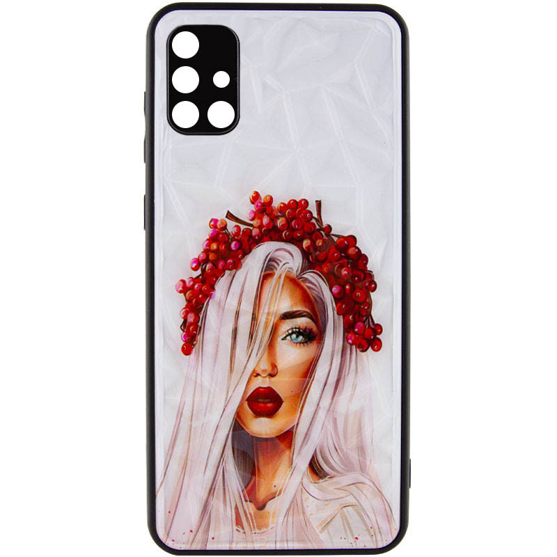 Фото TPU+PC чехол Prisma Ladies для Samsung Galaxy A51 (Ukrainian Girl) на vchehle.ua