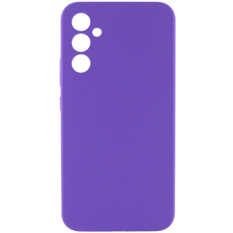 Чехол Silicone Cover Lakshmi Full Camera (AAA) для Samsung Galaxy A55 (Фиолетовый / Amethyst)