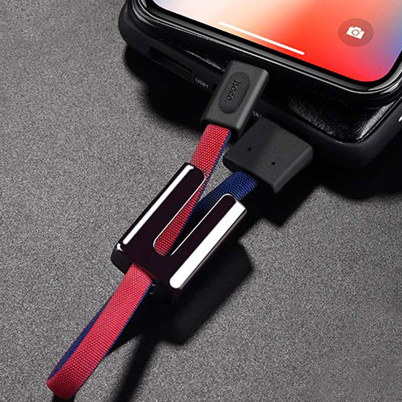 Фото Дата кабель Hoco U36 Mascot USB to Lightning (2.1A) (20см) в магазине vchehle.ua