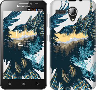 

Чохол Арт-орел на тлі природи на Lenovo A606 239190