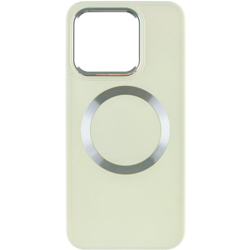 Фото TPU чехол Bonbon Metal Style with Magnetic safe для Xiaomi Redmi Note 13 Pro 4G / Poco M6 Pro 4G /Note 14S (Белый / White) на vchehle.ua